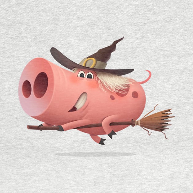 Pig witch by Baydaku